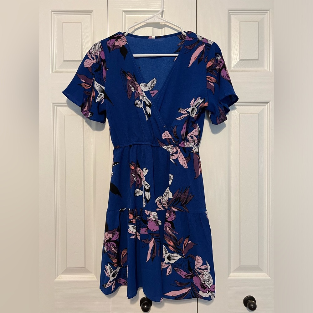 Blue Floral Sundress